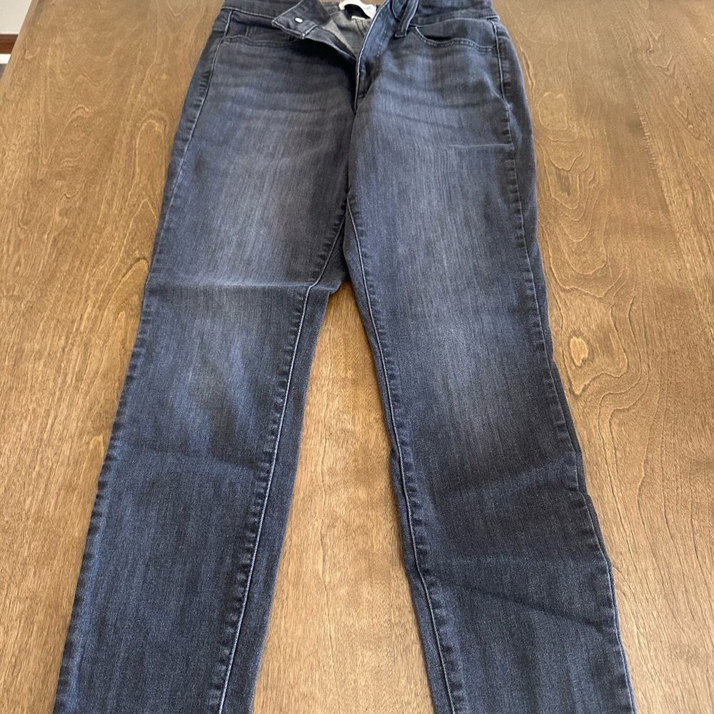 Universal thread dark gray high rise skinny jeans‎